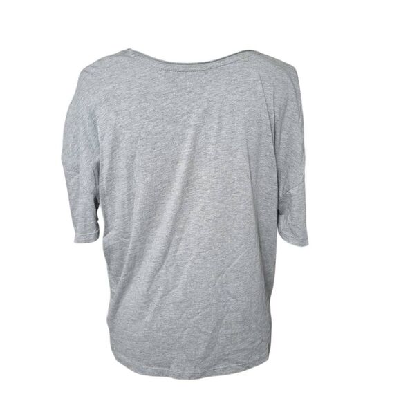 Disney Women's Size Medium Gray Pooh Bear Oversized Graphic Short Sleeve Shirt - Picture 3 of 4